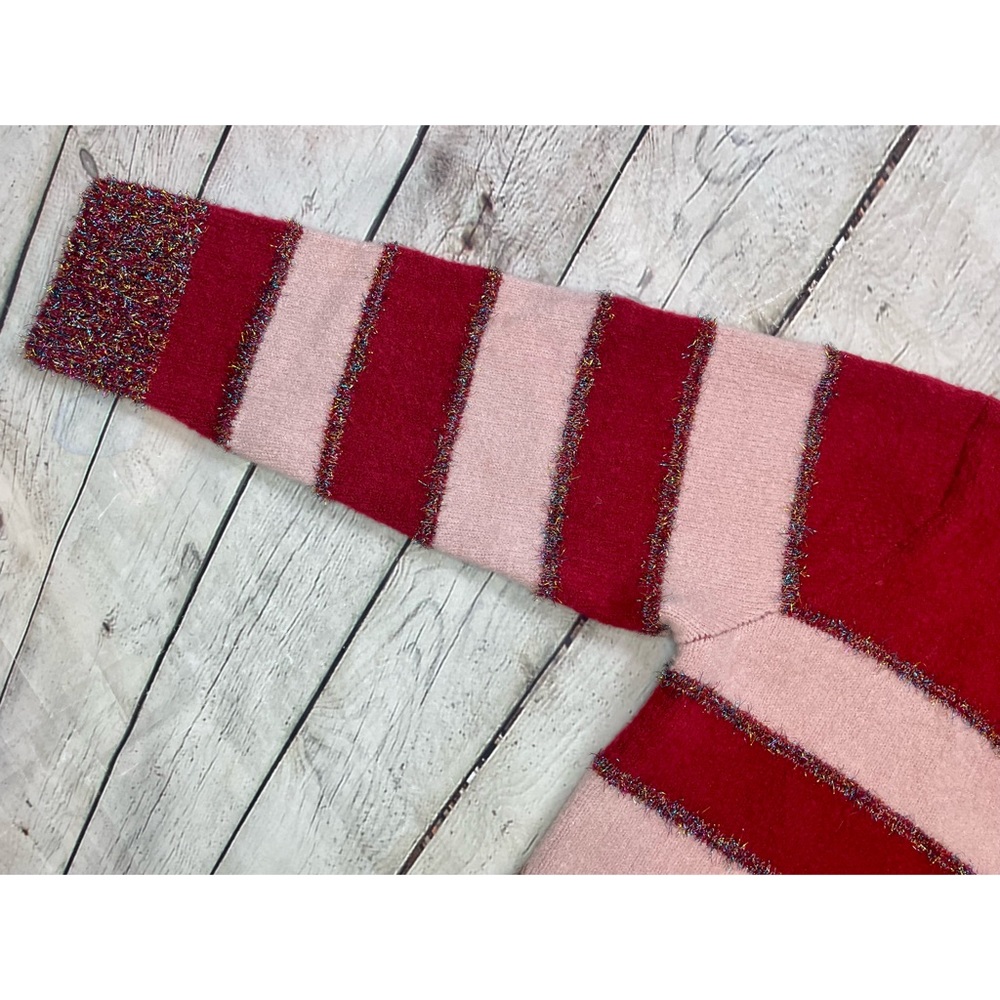 True Craft Striped Holiday Tinsel Sweater NWT! - Picture 11 of 16